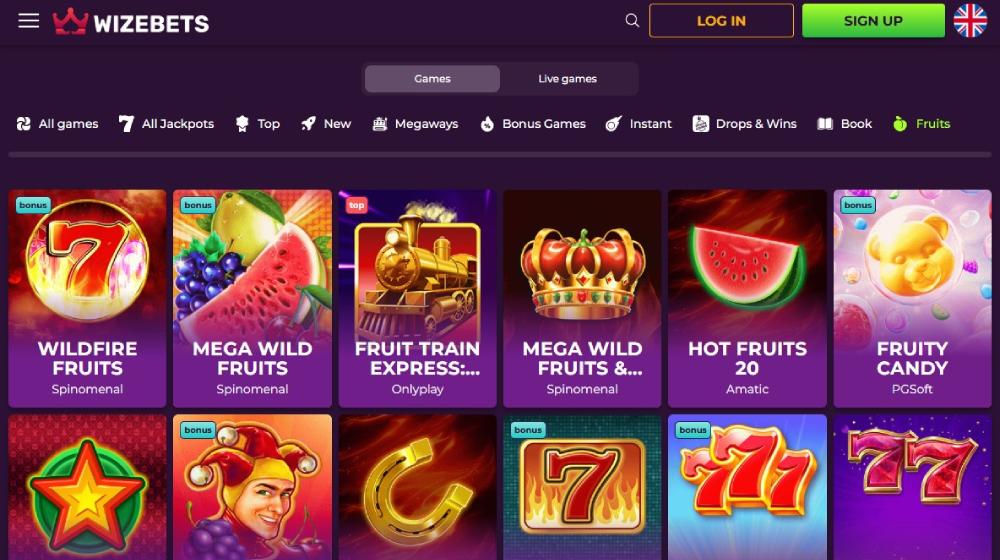 Wizebets slot spellen